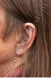 Ear Woman Casual Average Wrinkles Street photo references